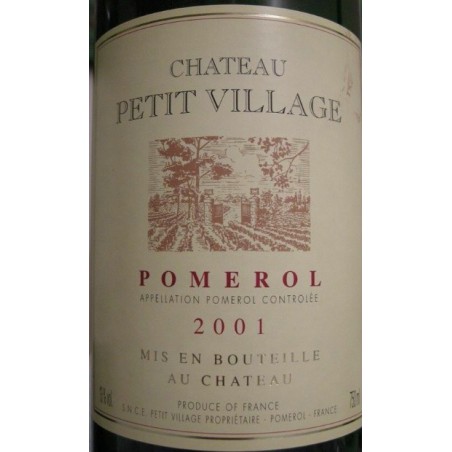 Chateau Petit Village 2001  www.wine-glass.cz